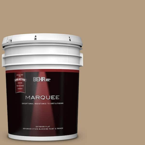BEHR MARQUEE 5 gal. #UL170-3 Mission Hills Flat Exterior Paint and Primer in One