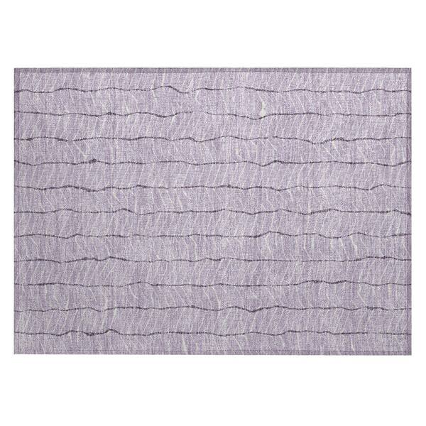Chantille Machine Washable Indoor/Outdoor Abstract ACN3038 Lavender 2 ft. x 3 ft. Accent Rug