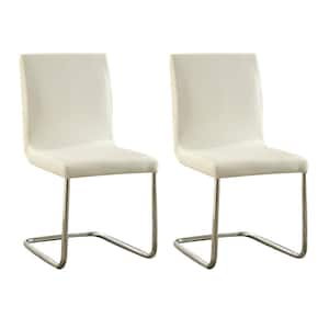 Lodia II White Counter Height Chair