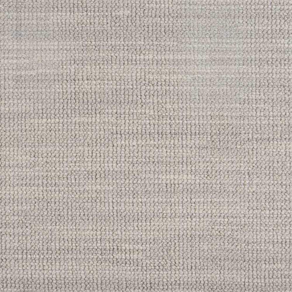 Natural Harmony 9 in. x 9 in. Loop Carpet Sample - Glacial - Color Ice ...