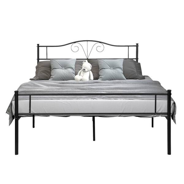 metal double cot