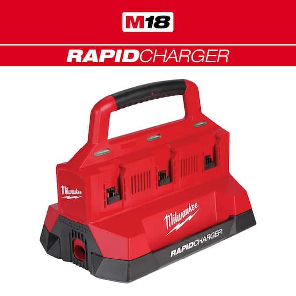 Milwaukee M18 18V Lithium-Ion PACKOUT 6-Port Rapid Charger
