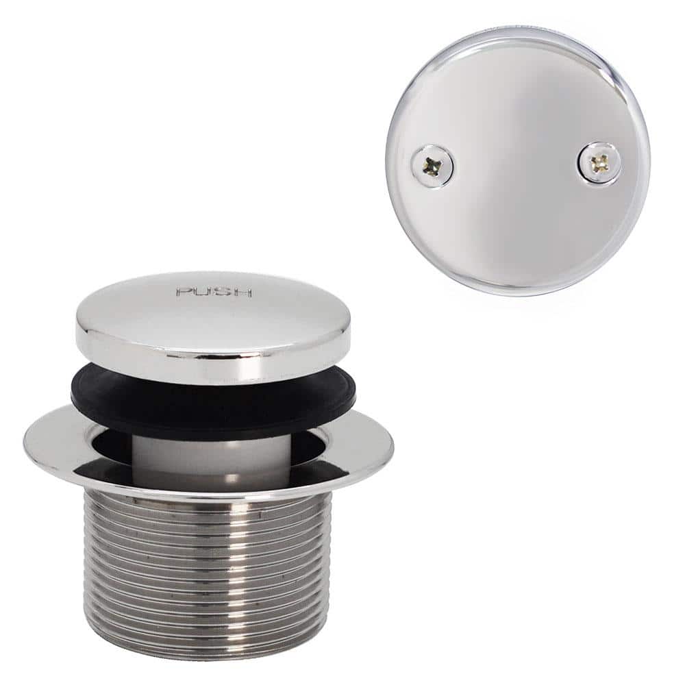 1-1/2 in. NPSM Tip Toe Tub Trim Set with 2-Hole Overflow Faceplate, Polished Chrome price history on PriceWatchPro