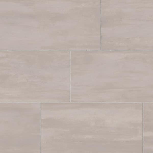 Corso Italia Sample - Ray Taupe 6 in. x 6 in. Concrete Look Porcelain ...