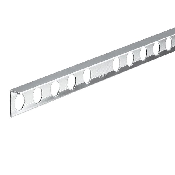 EMAC Novosuelo Mirror bright 1/4 in. x 98-1/2 in. Aluminum Tile edging trim