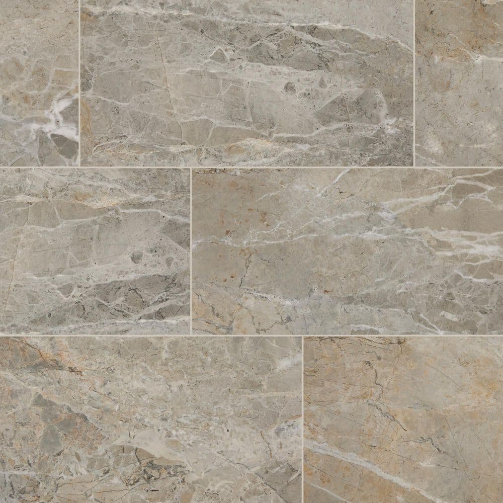 Vero Marble Taupe 12 in. x 24 in. Polished Porcelain Floor and Wall Tile (15.5 sq. ft. /case) price history on PriceWatchPro