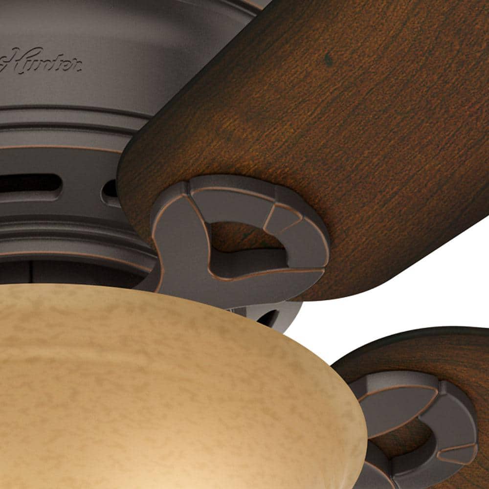 Conroy Onyx Bengal 42" Low Profile Ceiling Fan with Mahogany Blades and LED Light