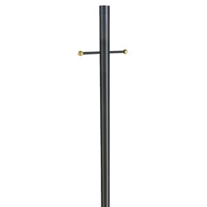 Bronze 80 in. H Lamp Post with Cross Arm
