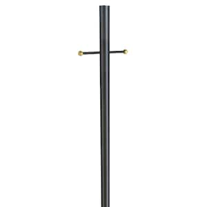 Bronze 80 in. H Lamp Post with Cross Arm