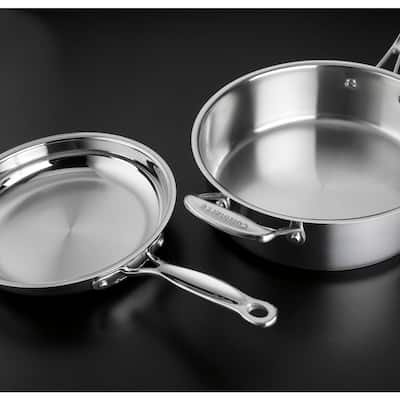 Chef's Classic 11-Piece Stainless Steel Cookware Set