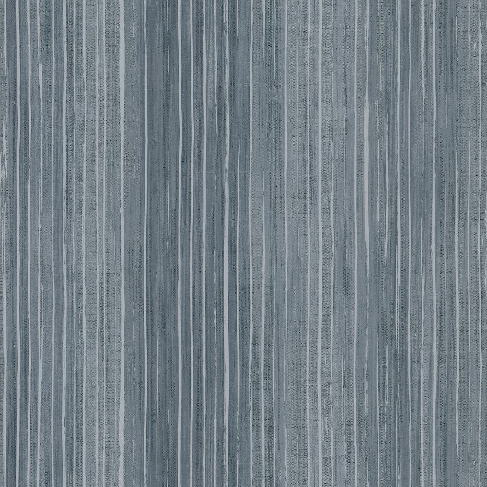 Elegance Collection Blue Vertical Stripe Shimmer Finish Non-Pasted Non-Wove