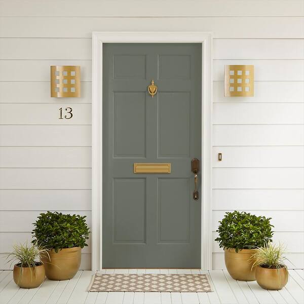 BEHR PREMIUM 1 qt. #N380-6 Bonsai Trunk Satin Enamel Interior/Exterior  Cabinet, Door & Trim Paint 752304 - The Home Depot