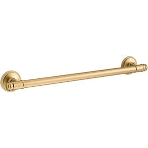 Eclectic 24 in. Grab Bar in Vibrant Brushed Moderne Brass