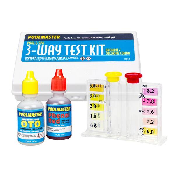 Poolmaster 3Way Swimming Pool and Spa Water Test Kit with Case22240