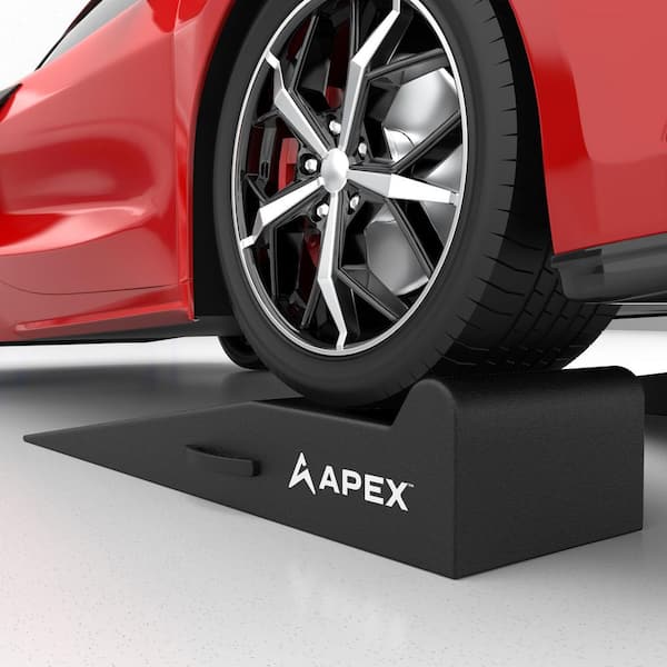 AR460-95 48 in. Lightweight Foam Garage Ramp Kit,6 in. Lift, 3,500 lb. Capacity, Low-Profile Car Service Ramps, Set of 2