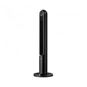 42 Inch 3 Speed Tower Fan in Black withSmart Display Panel, Remote Control, Timer, 80°Oscillation