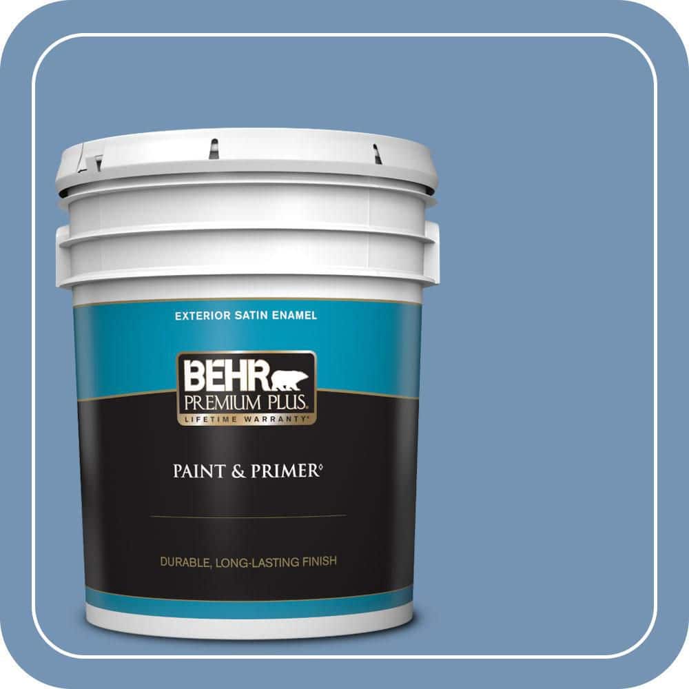 5 gal. #580D-5 Ocean Ridge Satin Enamel Exterior Paint & Primer price history on PriceWatchPro