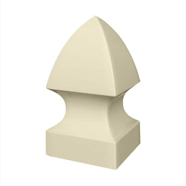 Veranda 5 in. x 5 in. Tan Vinyl Gothic Fence Post Cap