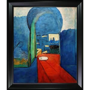 Entrance to the Kasbah by Henri Matisse Black Matte Framed Travel Oil Painting Art Print 25 in. x 29 in.