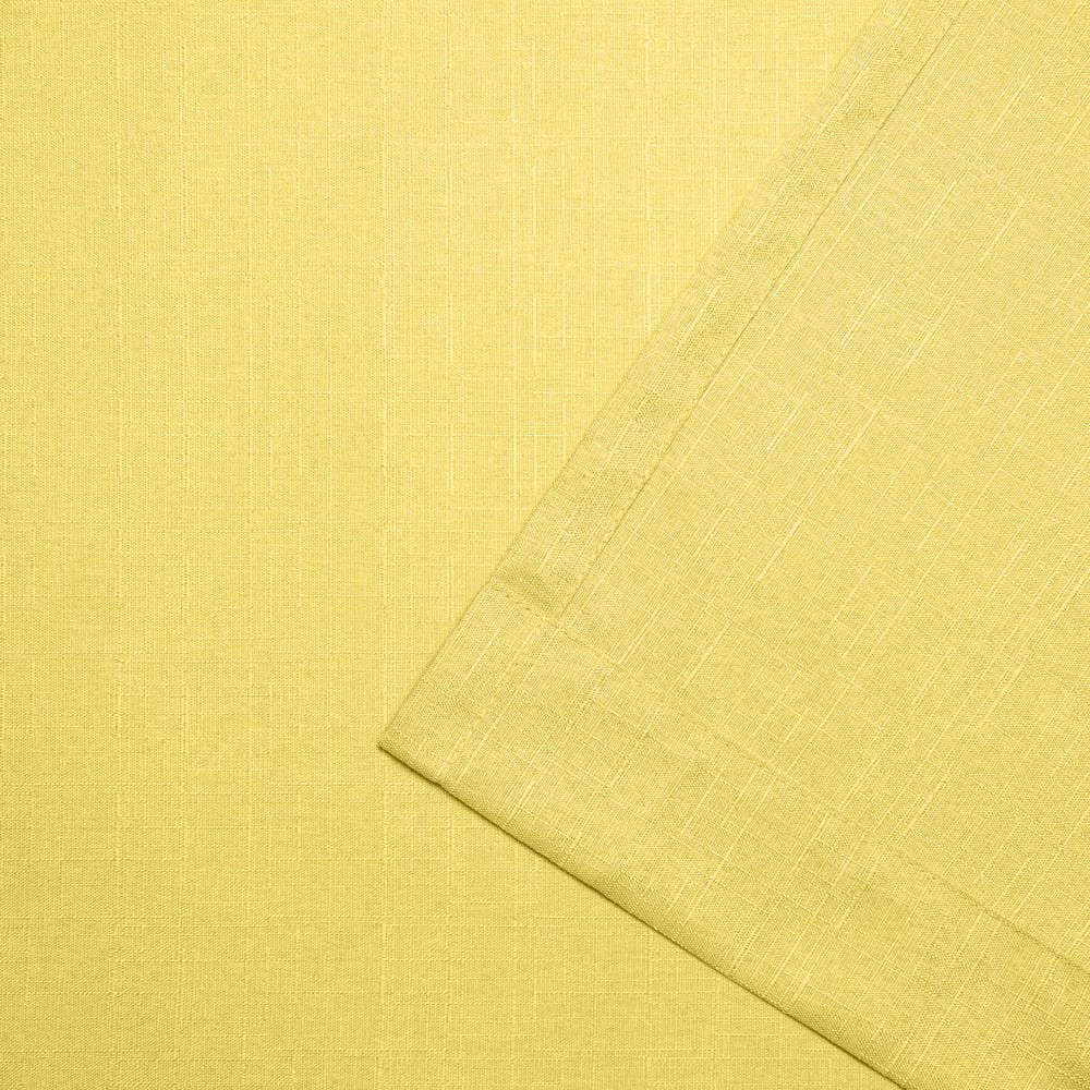Loha Yellow Light Filtering Grommet Top Window Valance