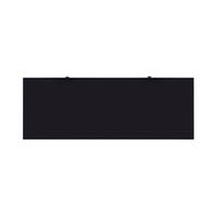 Linon Home Decor Dixon Black 6-Drawer 48 in. Wide Dresser with Geo Front THD02866
