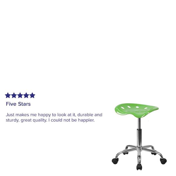 Flash Furniture Vibrant Y Lime Tractor Seat And Chrome Stool Lf214aspcylime The Home Depot Flash Furniture Vibrant Y Lime, Who Makes Flash Furniture