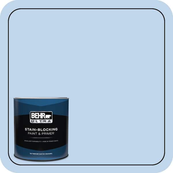 BEHR ULTRA 1 qt. #570A-3 Pacific Panorama Satin Enamel Exterior Paint & Primer