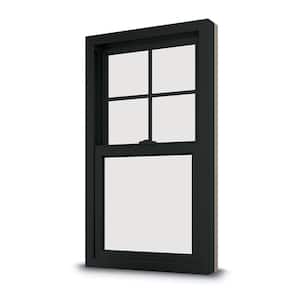 Andersen 23-1/2 in. x 35-1/2 in. 100 Series Black Single-Hung