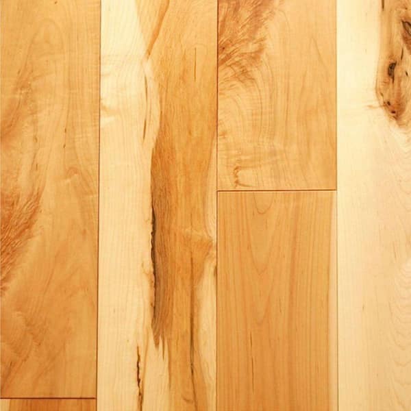 Unbranded Take Home Sample - Reclaimed Cherry Clear Imaging Bamboo Flooring - 5 in. x 7 in.