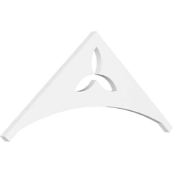 Ekena Millwork Naple 1 in. D x 15 in. W x 36 in. L Signature Urethane Gable Pediment