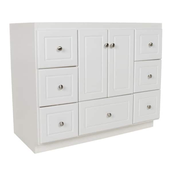 Simplicity by Strasser Ultraline 42 in. W x 21 in. D x 34.5 in. H Bath Vanity Cabinet without Top in Winterset