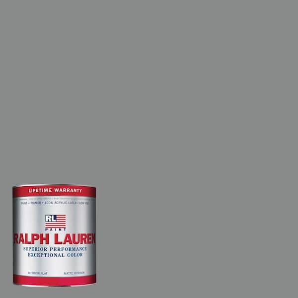 Ralph Lauren 1-qt. Gray Coat Flat Interior Paint