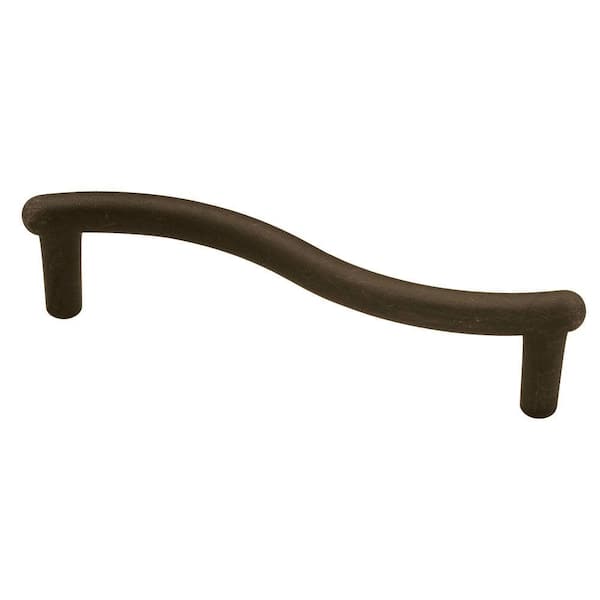 Liberty Fusilli 3-3/4 in. (96mm) Center-to-Center Distressed Oil Rubbed Bronze Drawer Pull