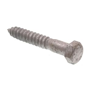 1/2 in. x 3-1/2 in. A307 Grade A Hot Dip Galvanized Steel Hex Lag Screws (25-Pack)