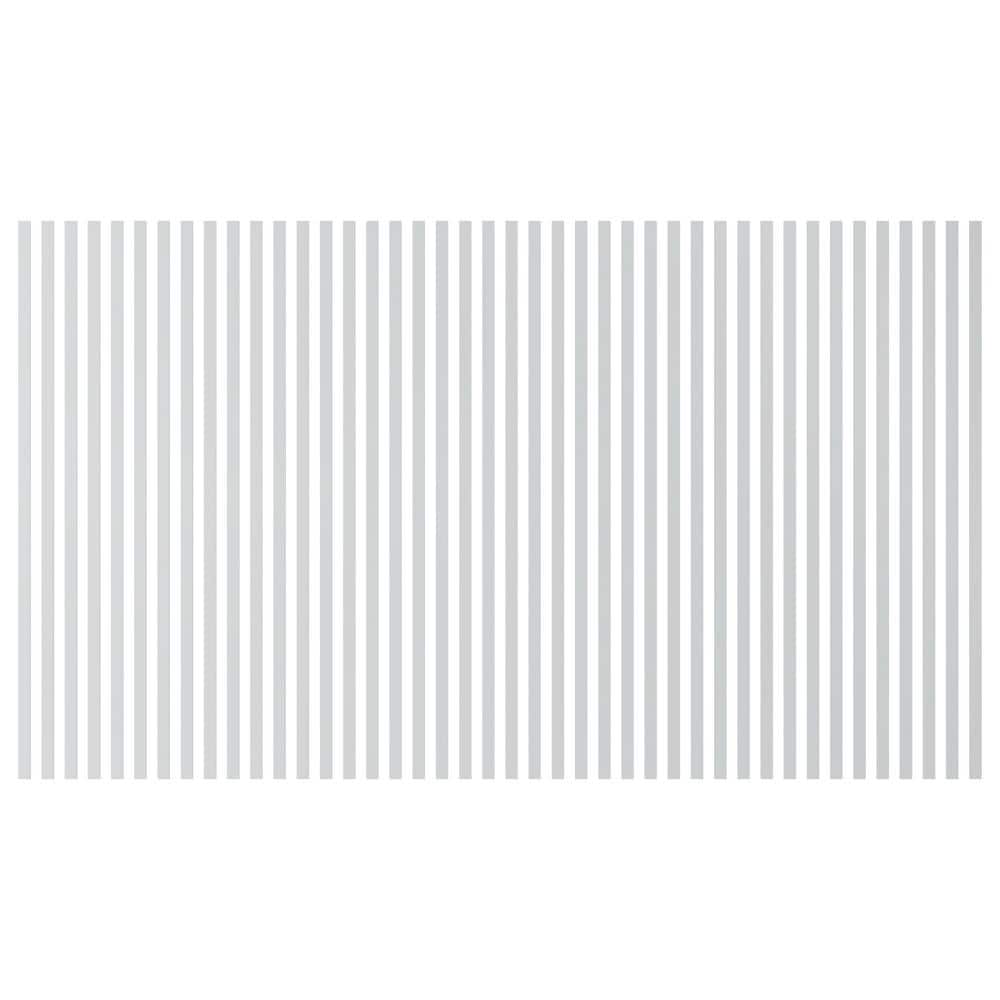 Adjustable White Acrylic Slat Wall Panel Kit