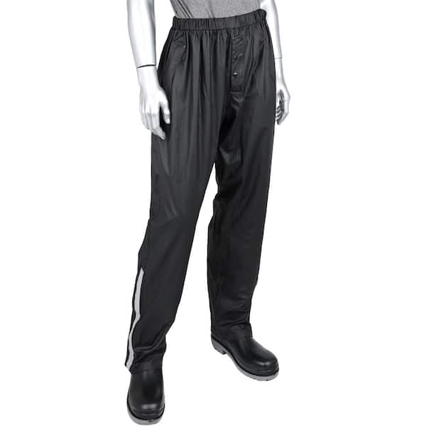 John Deere Men's X-Large Black Waterproof, Polyurethane-Coated