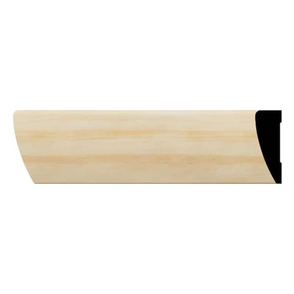 Ekena Millwork WM52 0.69 in. D x 2.25 in. W x 96 in. L Wood (Pine) Modern Casing Moulding