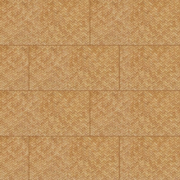 MSI Take Home Tile Sample-Lauhala Satin 4 in. x 4 in. Matte Ceramic Wood Look Wall Tile