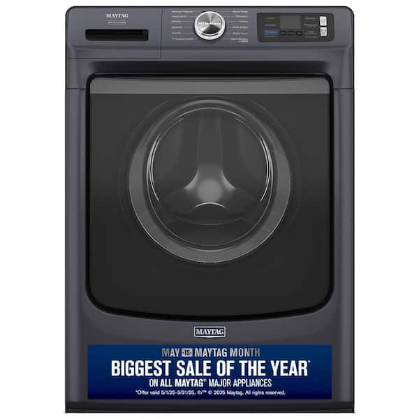 5 cu. ft. Front Load Stackable Washer in Midnight Steel with Pet Pro Option
