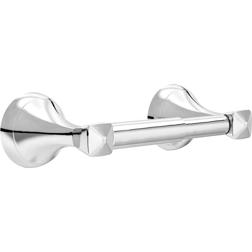 Delta Recessed Toilet Paper Holder with Roller in Chrome 572868