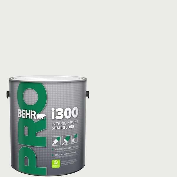 BEHR PRO 1 gal. Designer Collection #DC-002 Statement White Semi-Gloss Interior Paint