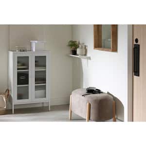 Kodali White 25.5 in. Storage Cabinets
