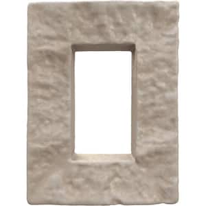 4 in. W x 3 in. D x 7-7/8 in. H Universal Electrical Cover for StoneWall Faux Stone Siding Panels in Sea Shell