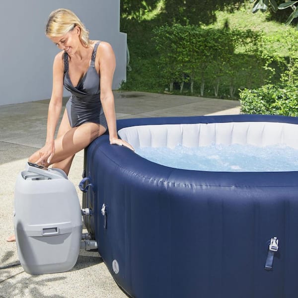 Bestway Hawaii SaluSpa 114 The 6-Person Depot 60022E-BW Hot AirJets Home Inflatable - Tub with