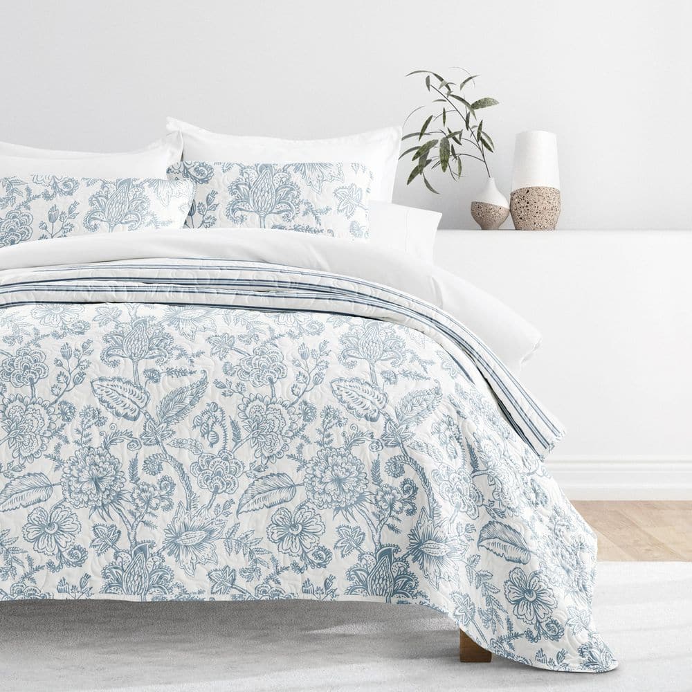 Becky Cameron All Season 3-Pcs Jacobean/Stripe Reversible Dusk