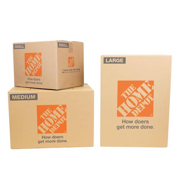 The Home Depot Medium Moving Box (22 in. L x 16 in. W x 15 in. D) MDMVEBX - The Home Depot