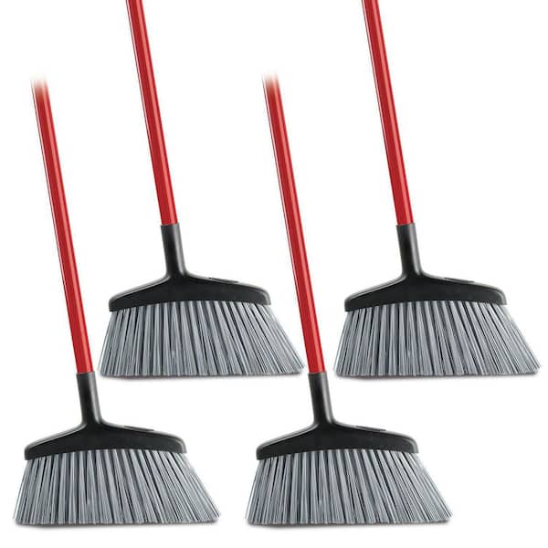 Libman 15 in. Wide Rough Surface Angle Broom (4-Pack)