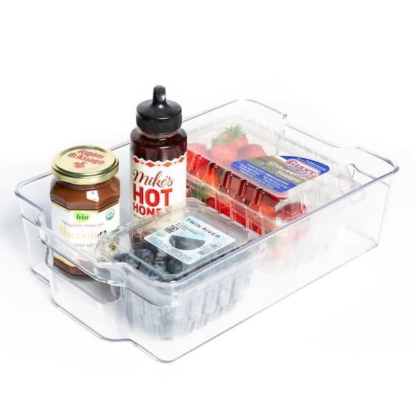 LEXI HOME 12.59 x 8.26 Acrylic Organizer Bin 4-Pack