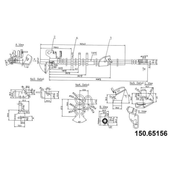 Centric Parts Brake Hydraulic Hose