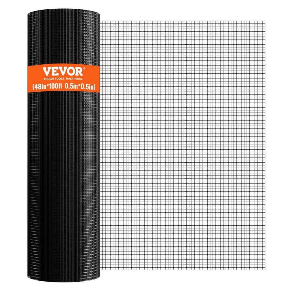 48.63 in. L x 11.82 in. W x 11.82 in. H Black Galvanized Steel Free Standing Garden Galvanized Mesh (1-Pack) price history on PriceWatchPro